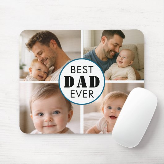 Happy Father’s Day Photo | Custom Dad Ever Muismat (Met muis)