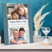 Happy Fathers Dag 2 Foto Modern Fotoplaat (Zijkant)