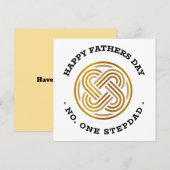 Happy Fathers Dag Nummer 1 Stepdad Feestdagenkaart (Voorkant / Achterkant)