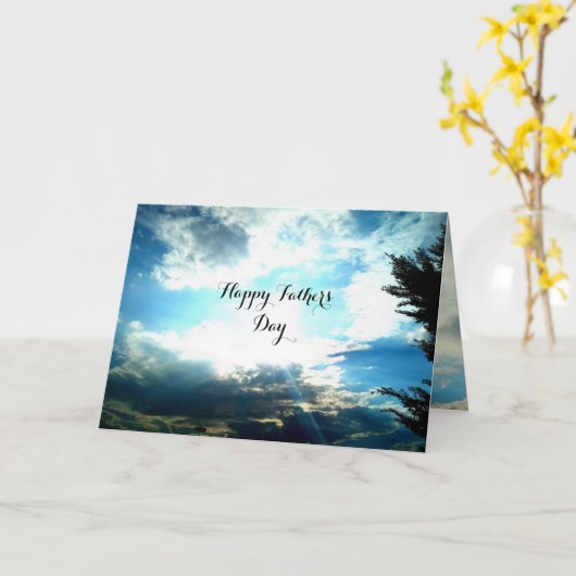 HAPPY FATHERS DAG VAN VROUW kaart (Gele Bloem)