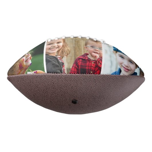  Happy Father's Day 3 Photo Collage Personalized American Football (Gedraaid 270)