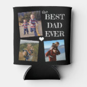 Happy Fathers Day 5-fotocollage Blikjeskoeler (Voorkant)