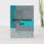 Happy Fathers Day (aangepaste tekst) Kaart (Voorkant)