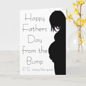 Happy Fathers Day beroemd gemaakt door The Bump Kaart (Gele Bloem)