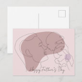 Happy Father's Day Briefkaart (Voorkant / Achterkant)