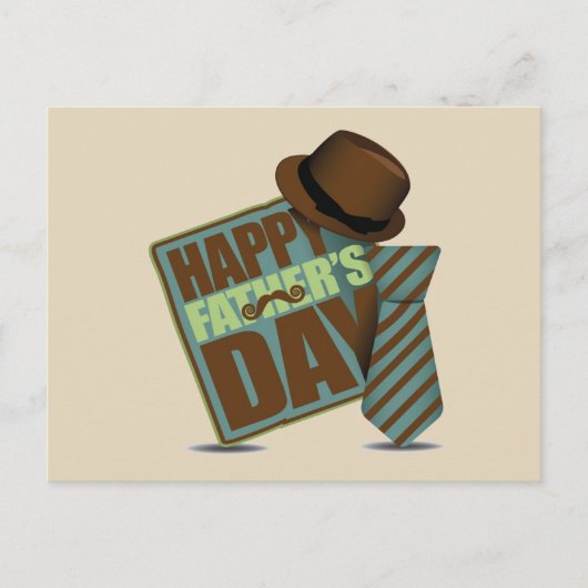 Happy Fathers Day Briefkaart (Voorkant)