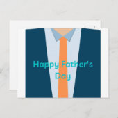 Happy Fathers Day Briefkaart (Voorkant / Achterkant)