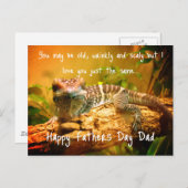 Happy Fathers Day Briefkaart (Voorkant / Achterkant)