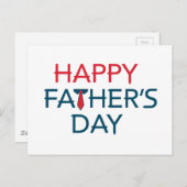 Happy Fathers Day Briefkaart (Voorkant / Achterkant)