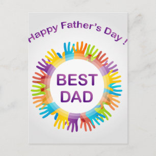 Happy Fathers day Briefkaart