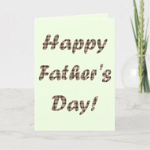 Happy Fathers Day Burlap Weave Wenskaarten Kaart