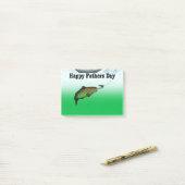 Happy Fathers Day Card-visserij op boten Post-it® Notes (Op bureau)