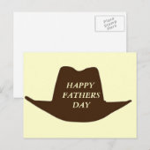 Happy Fathers Day Cowboy Briefkaart (Voorkant / Achterkant)