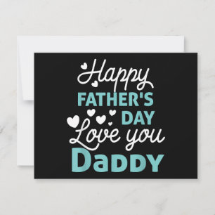 Happy Fathers Day Daddy Shirt 2025 voor papa Kaart