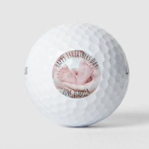 Happy Fathers Day Foto Golfballen