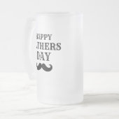 Happy Fathers Day Funny Beer Matglas Bierpul (Voorkant links)