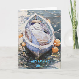 "Happy Fathers Day" gevouwen aankondiging Kaart