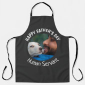 Happy Fathers Day Human Servant Custom Black Schort (Voorkant)