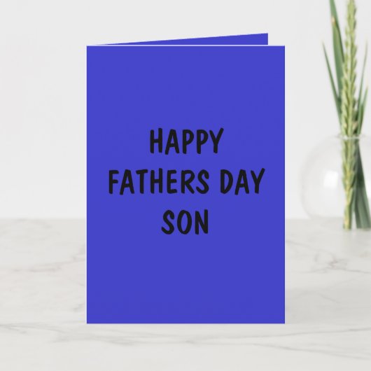 HAPPY FATHERS DAY KAART VOOR KINDEREN (Voorkant)