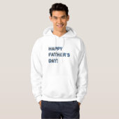 Happy Fathers Day Mannen Hoodie (Voorkant volledig)