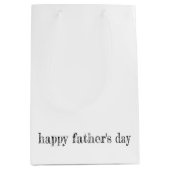 HAPPY FATHERS DAY Moderne typografie Joy Kinder Fu Medium Cadeauzakje (Voorkant)