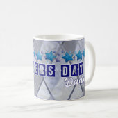 Happy Fathers Day Pap White Coffee Mok (Voorkant rechts)