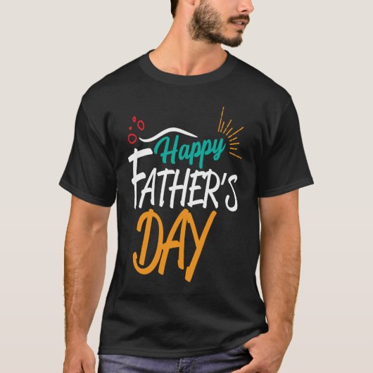 Happy Father's Day Party For Daddy T-shirt (Voorkant)