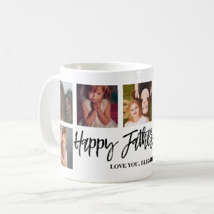 Happy Fathers Day Persoonlijke fotosjabloon Koffiemok