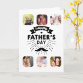 HAPPY FATHERS DAY Photo Collage Sjabloon (Gele Bloem)