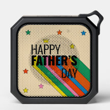 Happy Father's Day Retro Speaker  
