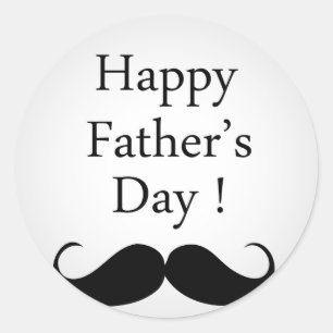 Happy Fathers day Ronde Sticker