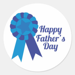 Happy Fathers Day Ronde Sticker