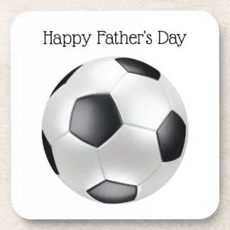 Happy Father's day soccer ball Acrylic Coaster Set Bier Onderzetter