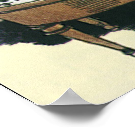  Happy Fathers Day, Victoriaans Baby Poster (Hoek)