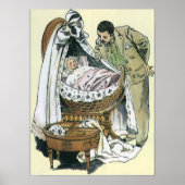  Happy Fathers Day, Victoriaans Baby Poster (Voorkant)