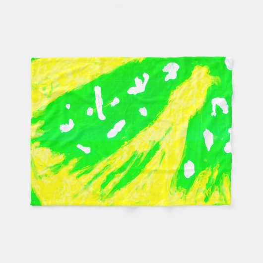 Happy Feeling Fleece Blanket (Voorkant (Horizontaal))