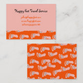 Happy Feet-achtergrond Visitekaartje (Voorkant / Achterkant)