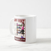 Happy Feet Koffiemok (Voorkant links)