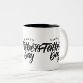 "Happy Fête des pères imprimé Mug : Célébrer (Devant droit)