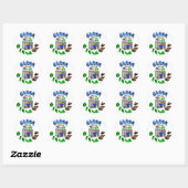 Happy Field Day Ham Radio Stickers (Feuille)