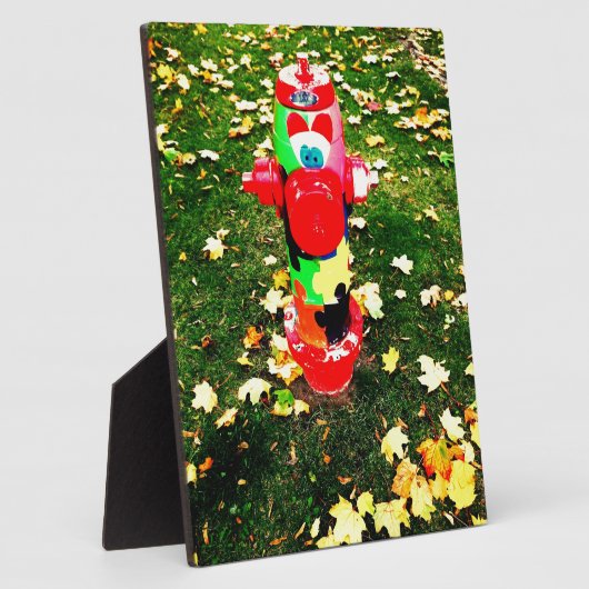 Happy Fire Hydrant Fotoplaat (Zijkant)