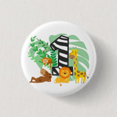 Happy First Birthday Baby! Ronde Button 3,2 Cm (Voorkant)