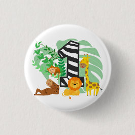 Happy First Birthday Baby! Ronde Button 3,2 Cm