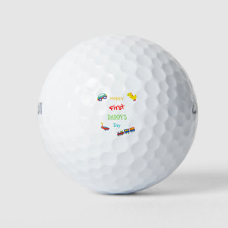 Happy First Daddy's Day Products Golfballen