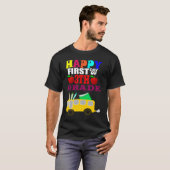 Happy First Day Of 3th Grade Back To School T-shirt (Voorkant volledig)