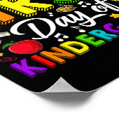 Happy First Day Of Kindergarten Back To School Boy Poster (Hoek)