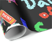 Happy First Day of School Cute Cute Gift-vooruitzi Cadeaupapier (Rol Hoek)