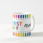 Happy First Day of School Mug – Fun Back to School (Devant droit)