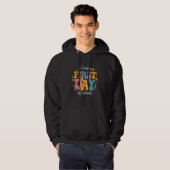 Happy First Day Of School Teacher Kids Groovy Back Hoodie (Voorkant volledig)