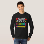 Happy First Day Of School Welcome Back To School B T-shirt (Voorkant volledig)
